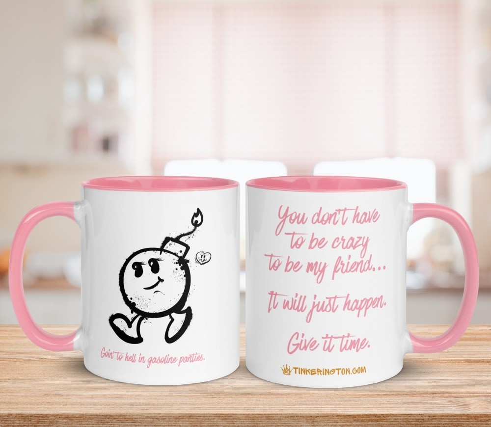 Funny bestie coffee mug (Front and Back)
