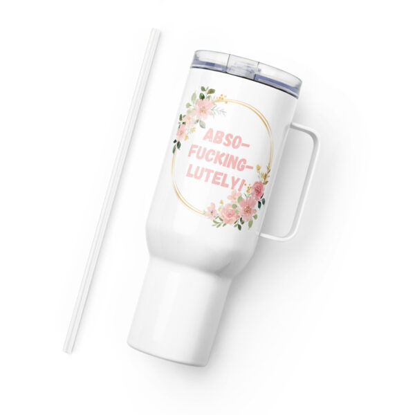 "Slay The Motherfucking Day" - 40 oz Insulated mug with a handle - Image 3