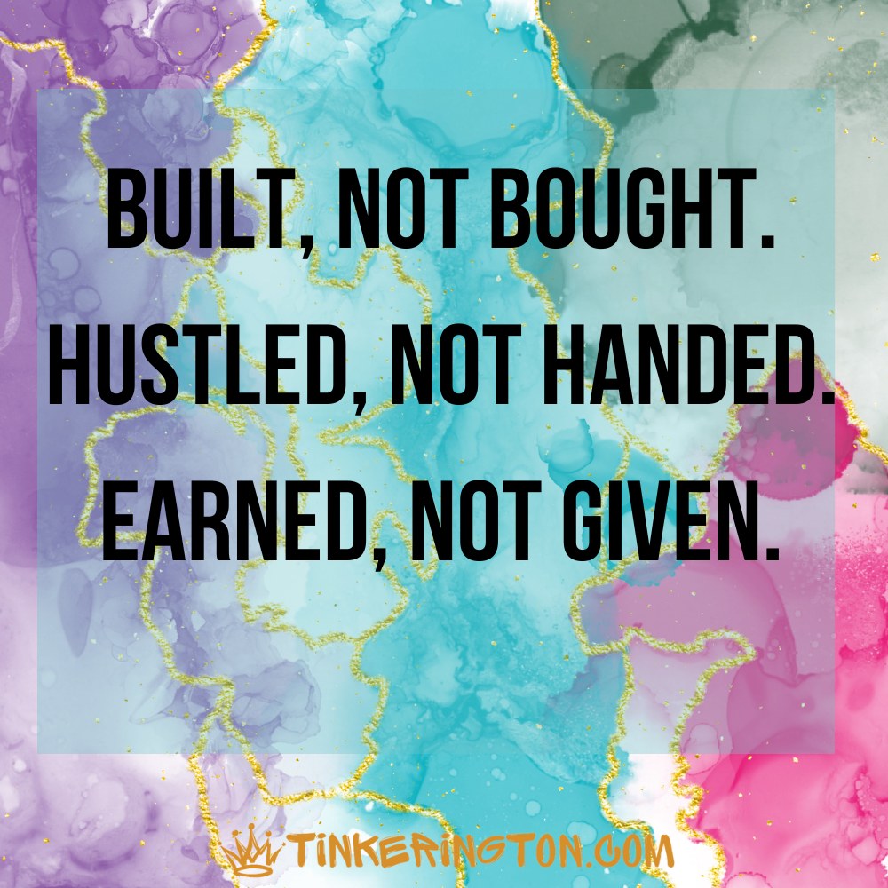 Built not bought Built not bought