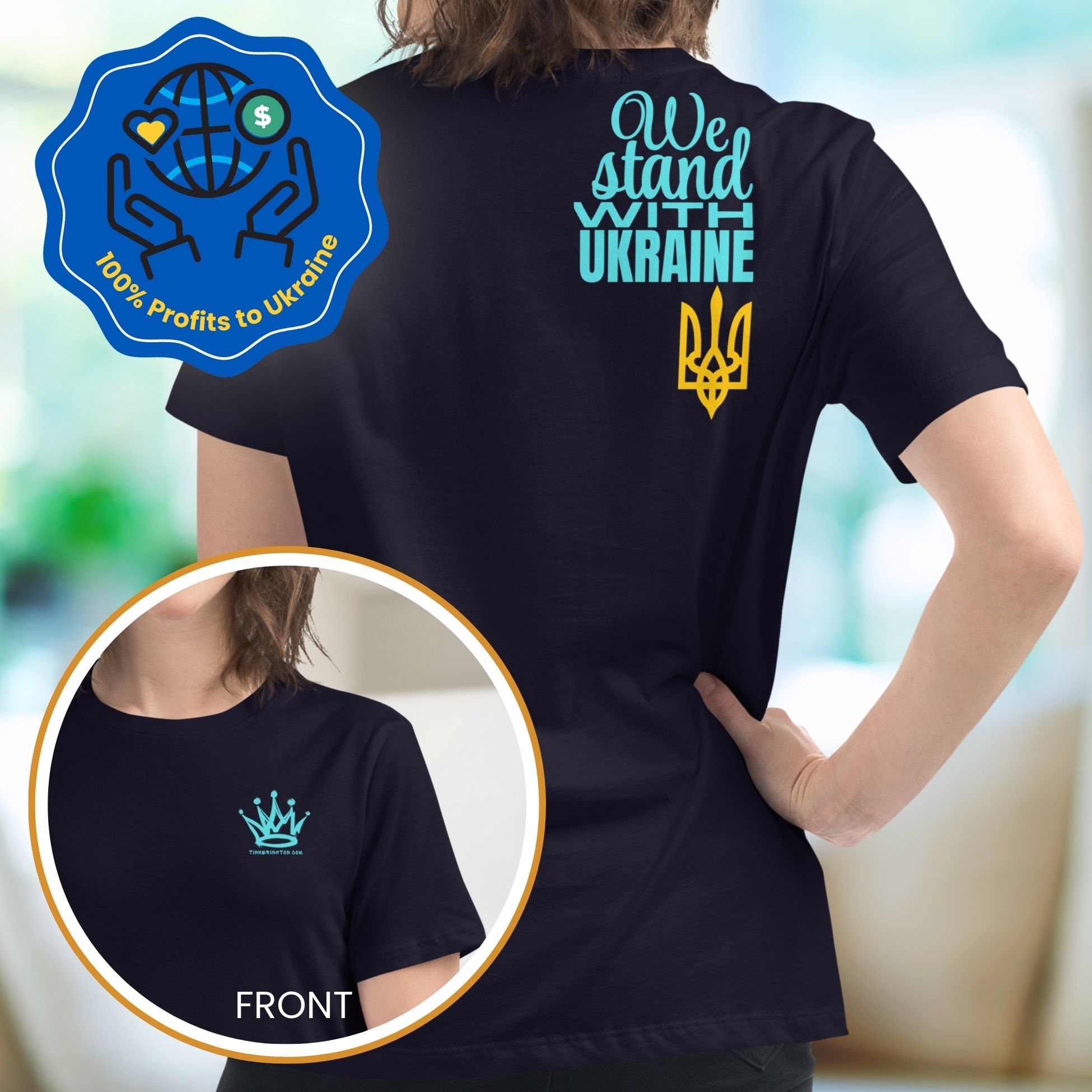 We stand with Ukraine tee