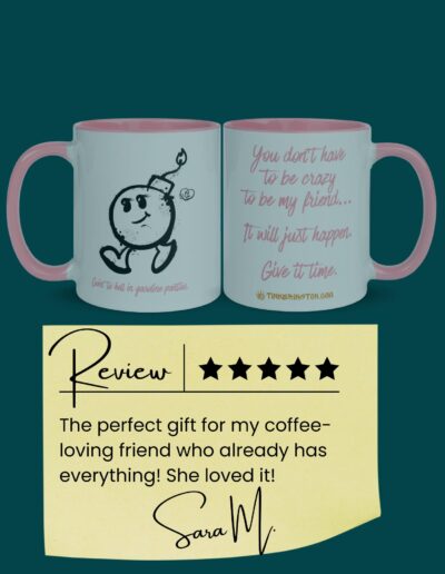 Customer Review: Sara M. Review Friend Gift Mug