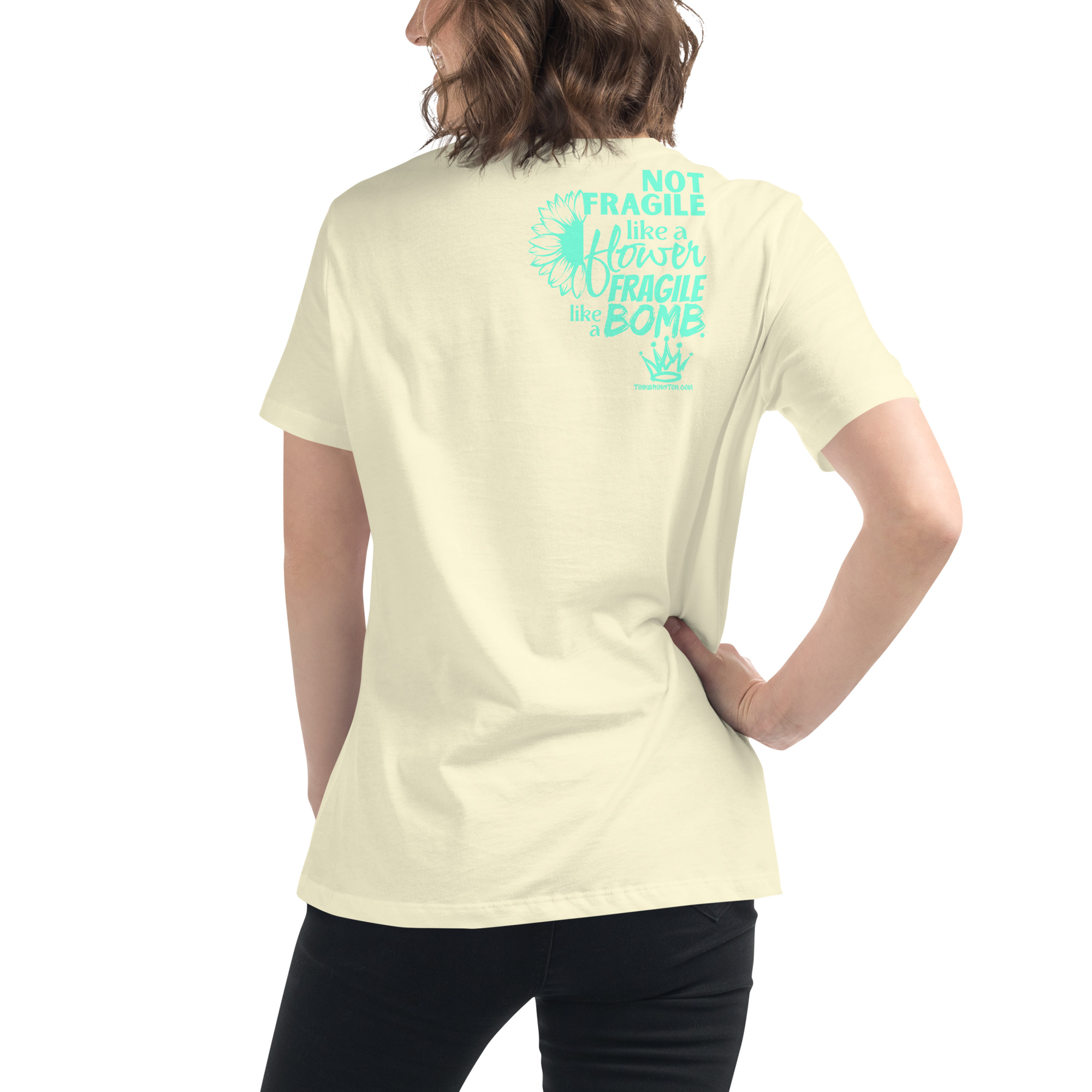 "Not Fragile Like a Flower" - Relaxed Fitted Tee - Image 21
